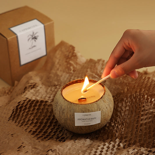Gift Box Coconut Scented Candle
