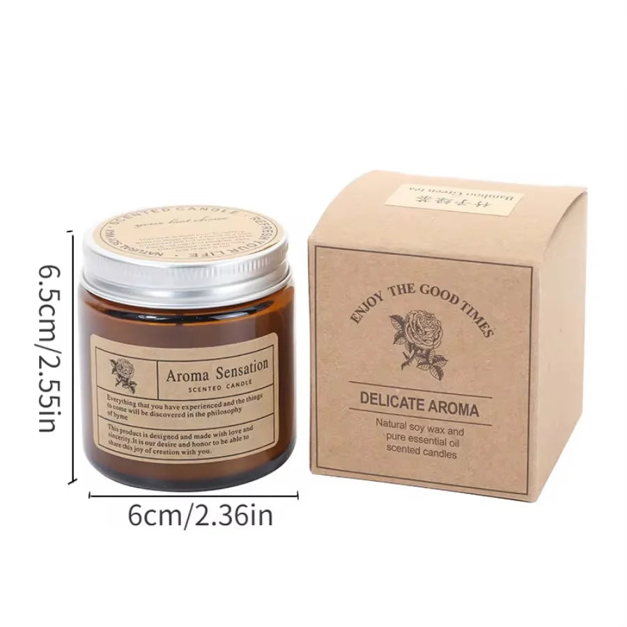 Rauchfreie Duftkerze | Handgemachtes Sojawachs | Aromatherapie Kerze