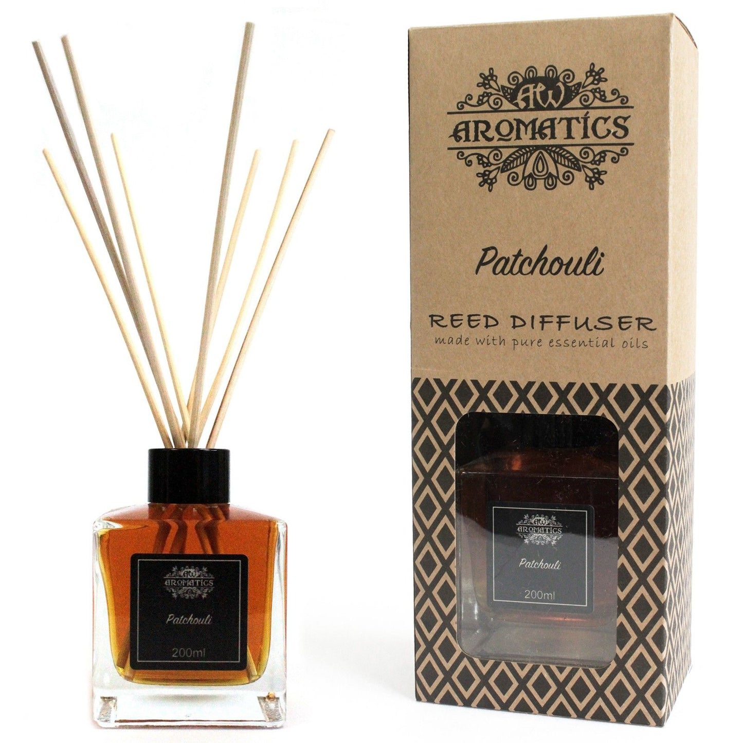 Patchouli Reed Diffuser – Ätherisches Öl | 200 ml