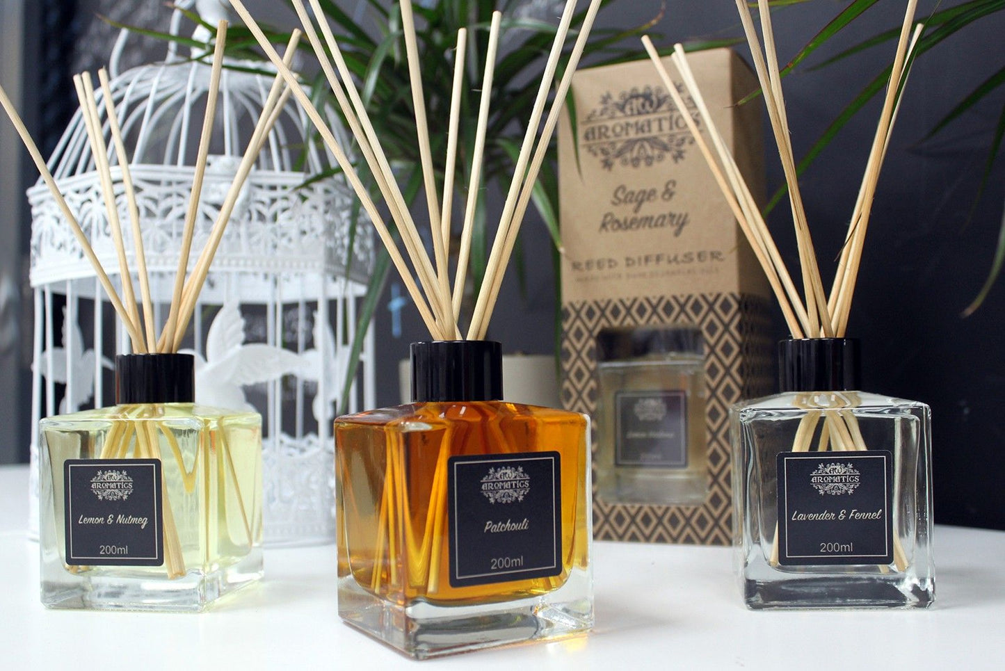 Patchouli Reed Diffuser – Ätherisches Öl | 200 ml