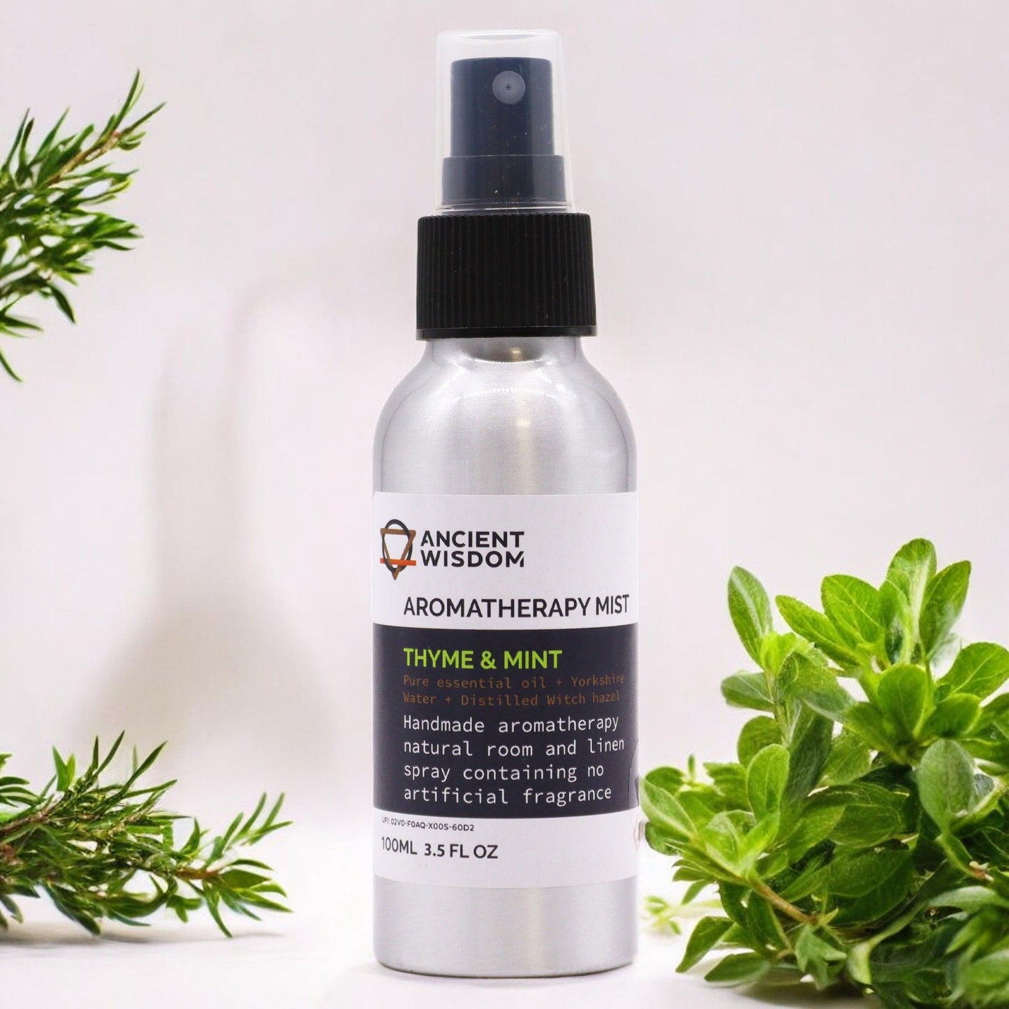 Thymian & Minze Raumspray – Ätherisches Öl Mist | 100 ml