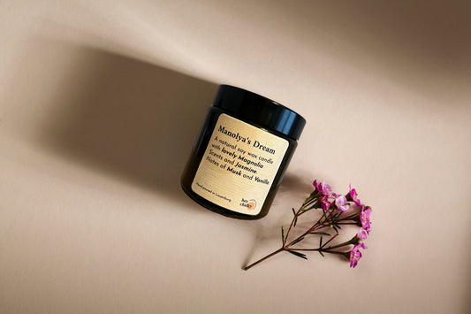 Duftkerze „Manolya's Dream" | Magnolie & Moschus | Handgemacht | 100g - GlowHaus