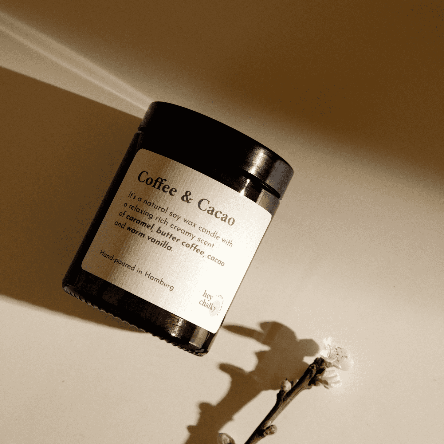 Duftkerze „The Library" | Orientalische Noten | Handgemacht | 155g - GlowHaus