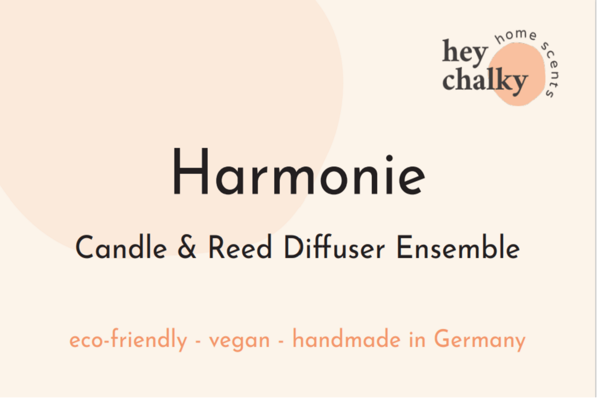Duftset „Harmonie" | Duftkerze & Reed Diffuser Set | Geschenk Frauen | Handgemacht - GlowHaus