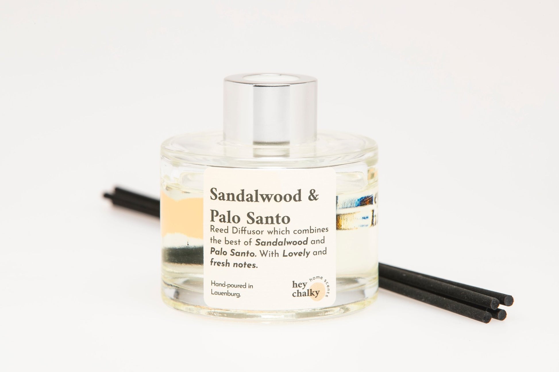 Reed Diffuser Sandalwood und Palo Santo 100ml von GlowHaus