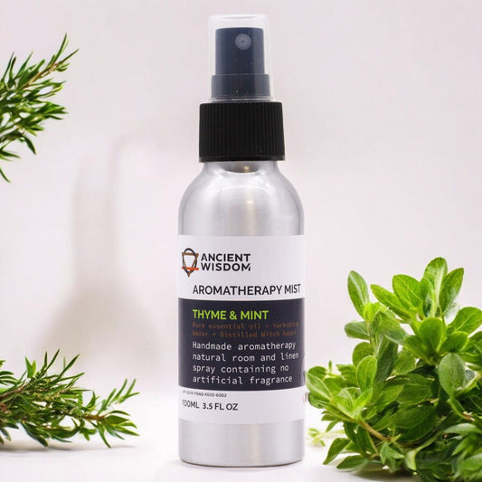 Thymian & Minze Raumspray – Ätherisches Öl Mist | 100 ml - GlowHaus